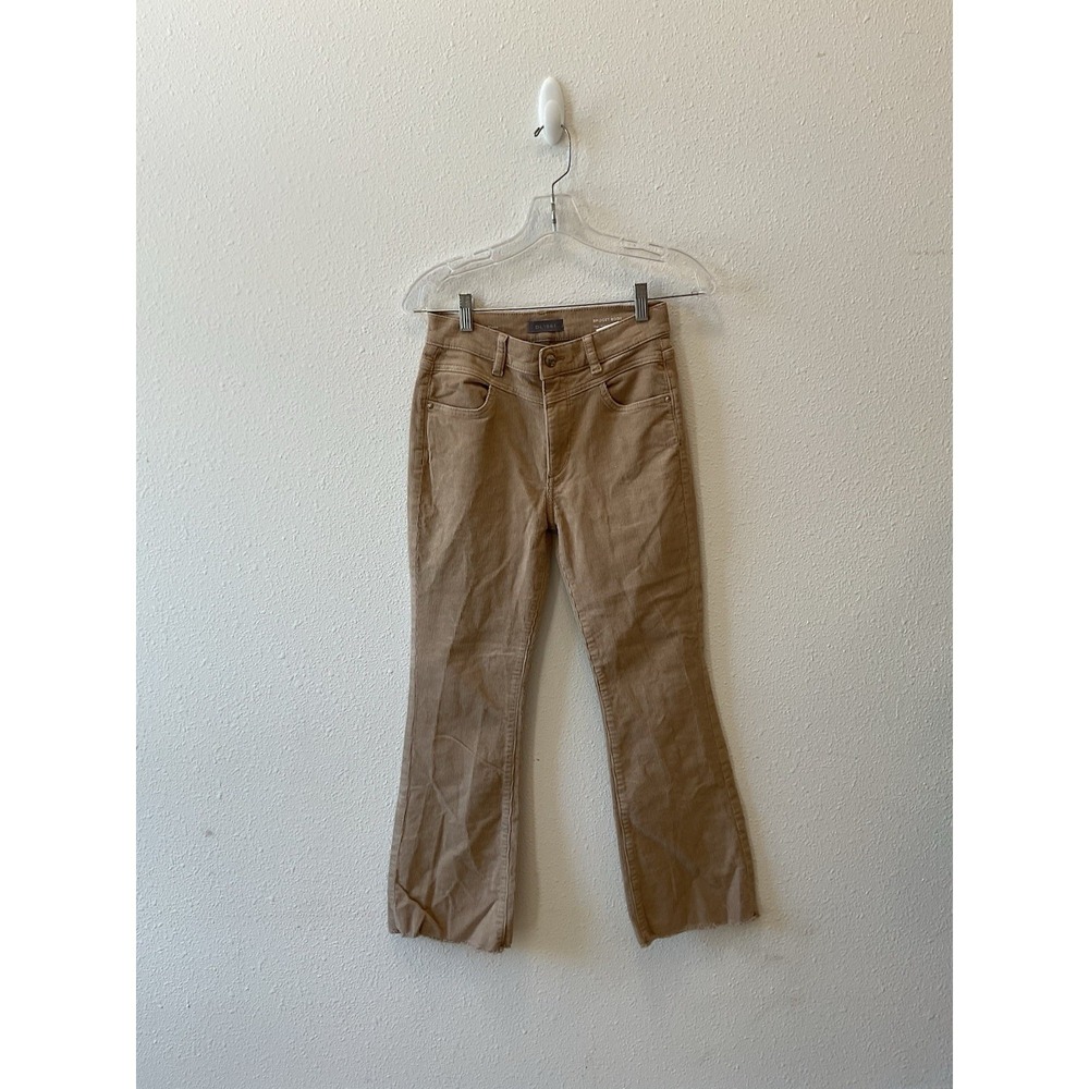 DL1961 Bridget Boot High Rise Jean Cream Tan Women 26 Bootcut Casual Stretch